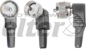 Wtyk UHF CB UC1 skręcany kątowy