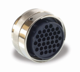 Złącze wielostykowe przemysłowe 4-pinowe, panelowe Gniazdo ITT Cannon