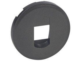 CELIANE Plakietka do gniazd głośnikowych pojedynczych grafitowa 067813 LEGRAND