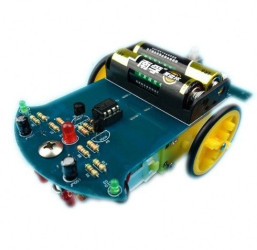 Mini Driving Robot D2-1 - DIY Smart Robot KIT - Robot Chassis, 2 Motors, All Electronics