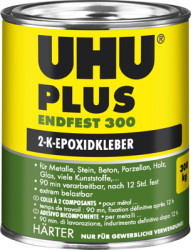 2 components adhesive 740 g can, UHU PLUS ENDFEST 300 HÄRTER 740G