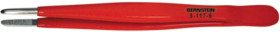 ESD mechanic tweezers, insulated, steel, 145 mm, 5-117-6