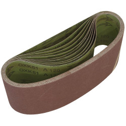 Worksafe WSB61120 Sanding Belt 100 x 610mm 120Grit - Pack of 10