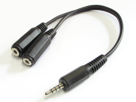 Rozgałęźnik JACK 3.5 WT(4p)/2xGN 3.5(4p)