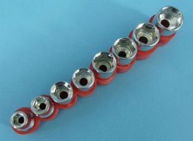 KLUCZE NASADOWE 8szt 5-12mm 1/4' ADAPTER