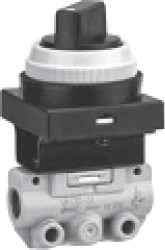 Zawór regulacyjny pneumatyczny Pneumatic Relay z przyciskiem G 1/8 SMC 1/8in 3 portowy