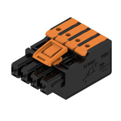 Adapter złącza 4-pinowe -rzędowe raster: 5mm Weidmuller Żeński