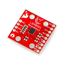LSM9DS1 9DoF IMU - 3-osiowy akcelerometr, żyroskop i magnetometr I2C/SPI - SparkFun SEN-13284