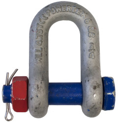 Szekla Stal stopowa 4.75t średnica styku 22mm średnica szekli 19mm Śruba zabezpieczająca Klamra D rozstaw szczęk 32mm