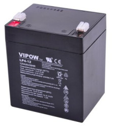 akumulator żelowy AGM Vipow 12V 4Ah