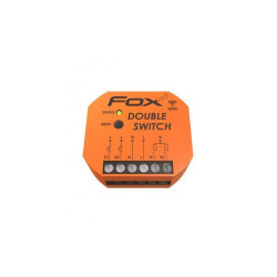 Przekaźnik Wi-Fi dwukanałowy 230V Wi-R2S2-P DOUBLE SWITCH FOX F&F