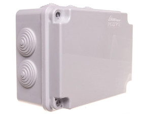 Puszka n/t hermetyczna pusta z membranami 158x118x76 IP65 szara PH-2A.3 28.23