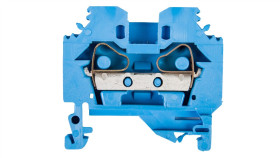Złączka Szynowa 2-Przewodowa 6Mm2 Niebieska 282-104