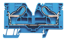 Blok zacisków przelotowych Weidmuller poziomy: PojedynczyWciskane P raster: 15mm 76A 800 V