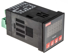 Licznik sekund 230 V AC Resetowanie Automatyczne, ręczne RS PRO LED 6-cyfrowy Licznik