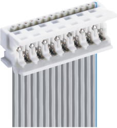 Socket header, 4 pole, pitch 2.54 mm, angled, white, MICA 04