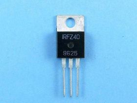 IRFZ-40 TO-220 N 50A/50V/150W Rds=0,028