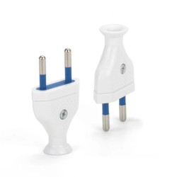 Wtyczka rozbieralna płaska WT-1 2,5A/250V Montis MT121-B biała