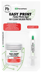 Pasta EasyPrint 250g ołowiowa + strzykawka