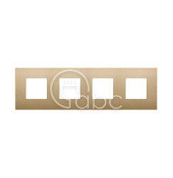 Ramka ozdobna 8M (2+2+2+2x71) techno matt gold, 19669.78