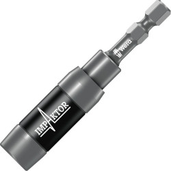 Wera 05057676001 897/4 IMP Impaktor Bit Holder with Retaining Ring and Magnet