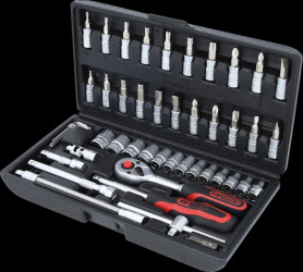 917.0648 1/4" socket set, 48 pieces