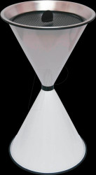 29711 Freestanding ashtray, white