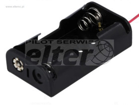 Pojemnik na baterie R6 AA 2szt z kablami