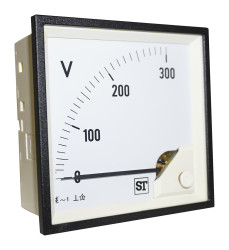 Woltomierz analogowy AC wycięcie: 92 x 92 mm Sifam Tinsley 0 → 300V ac