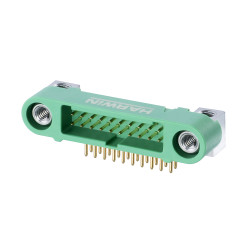 HARWIN Gniazdo PCB G125 10 -pinowe 2-rzędowe raster: 1.25 mm Do montażu na płytce drukowanej Złącze płytki przepustowej
