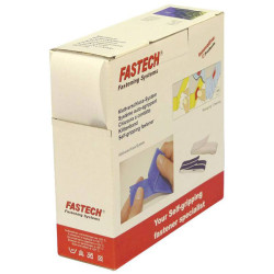 FASTECH B50-STD-H-000010 Sew-On Hook-and-Loop Tape 10m x 50mm White