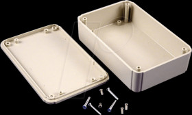 RL6215 Plastic housing, series RL, 80 x 125 x 35 mm, gray