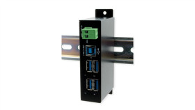 Exsys Ex-1504Hms 4-Portowy Metalowy Hub Usb 3.2 Gen1 Z Ochroną...
