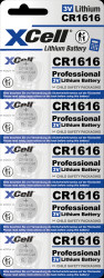 148260 Lithium button cell CR1616, 5-unit blister pack