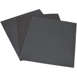 Flexovit 63642526493 Emery Cloth Sanding Sheets 230 x 280mm Assorted - 3 Pack