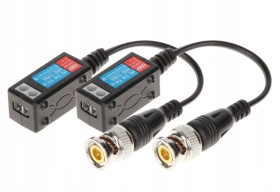 Transformator do przesyłania sygnału wideo po skrętce AHD, HD-CVI, HD-TVI, CVBS, 4K UHD TR-1D-UHD*P2