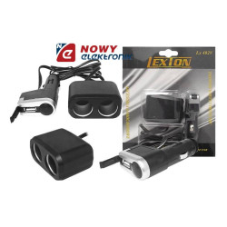 Rozgał.zapalniczki wt.2xgn + USB 5V DC