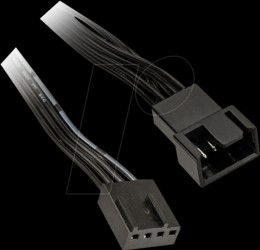 PGW-AC-KOL-017 Kolink 4-pin PWM extension, 30 cm, black