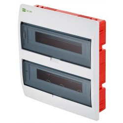 Rozdzielnica elektryczna podtynkowa biała 2x18 Elegant 2417-01