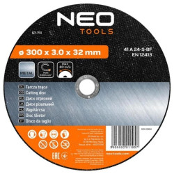 Tarcza tnąca do metalu 300 x 3.0 x 32.0 mm, 41 A24-S-BF