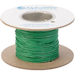 Alpha Wire 6713 GR005 Eco Wire 22AWG Green (30.5m Reel)