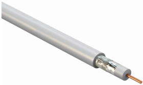 Przewód koncentryczny HWDXpek 75 1,0/4,8 TRISHIELD ekran AL/PET + oplot 33 procent + ekran AL/PET Eca UHD-4K CESAT /1000m/