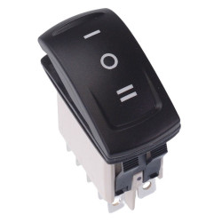 KR47CAKDDG22O040305 (On)-Off-(On) Momentary Red 12V LED Auto Rocker Switch DPDT IP68 APEM