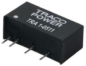 Przetwornica DC-DC, 1W, Uwe 10,8 → 13,2 V DC, Uwy 12V dc, Iwy 84mA, TRACOPOWER