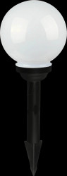 49919 Solar LED spike, globe, white, 15 cm, IP44