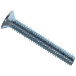 METALMATE MEMMSCSK0540 Machine Screw Pozi Compatible CSK ZP M5 x 40mm Box 25