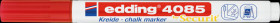 4-4085002 Chalk marker, 1 - 2 mm, red