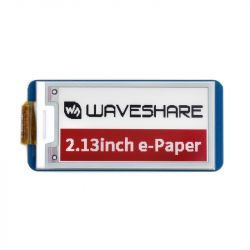 Wyświetlacz 2.13" E-Paper E-Ink dla Raspberry Pi Pico 212×104 Czerwony / Czarny / Biały SPI