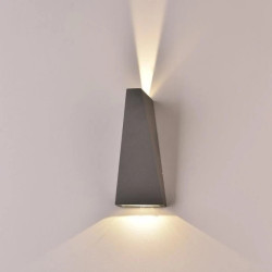Oprawa elewacja VT-826 6W LED WALL LIGHT COLORCODE:3000K -GREY BODY 8299