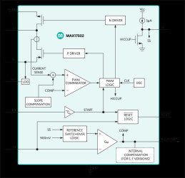 60V, 1A, Ultra-Small, High-Efficiency, Synchronous Step-Down DC-DC Converter